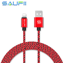 SAUFII Cable Fast Charger Adapter Original USB Cable For iphone 7 6 6s plus i6 i5 iphone 5 5s ipad air 2 Mobile Phone Cables