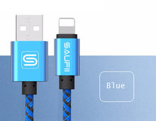 SAUFII Cable Fast Charger Adapter Original USB Cable For iphone 7 6 6s plus i6 i5 iphone 5 5s ipad air 2 Mobile Phone Cables