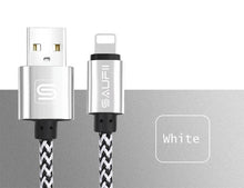 SAUFII Cable Fast Charger Adapter Original USB Cable For iphone 7 6 6s plus i6 i5 iphone 5 5s ipad air 2 Mobile Phone Cables