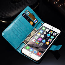 Wallet Leather Case For iPhone 6 6S / 6 6S Plus Luxury Coque Cover for Plus Capa Fundas With Card Slot TOMKAS Brand
