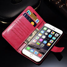 Wallet Leather Case For iPhone 6 6S / 6 6S Plus Luxury Coque Cover for Plus Capa Fundas With Card Slot TOMKAS Brand