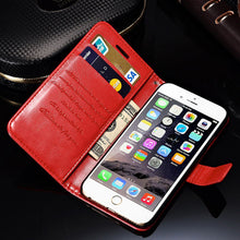 Wallet Leather Case For iPhone 6 6S / 6 6S Plus Luxury Coque Cover for Plus Capa Fundas With Card Slot TOMKAS Brand