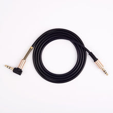 MyGeek 3.5mm audio Aux Cable Jack 3.5 to Jack Gold Plated 90 Degree Angle Audio Cable 3.5mm male to female for Car for iphone